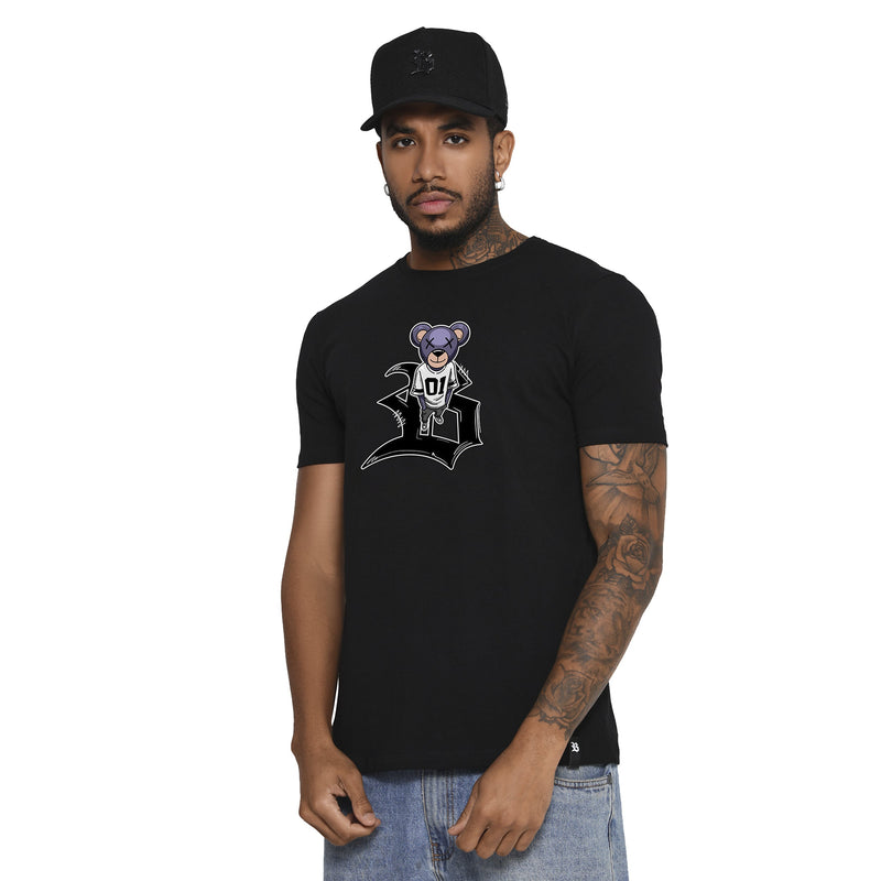 Camiseta Preta Bear Zero Um