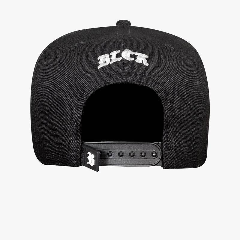 Boné Kids Preto Snapback Font Silver