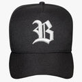 Boné Kids Preto Snapback Font Silver