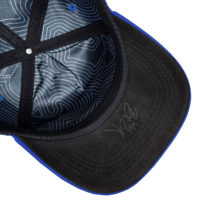 Boné Azul Royal Snapback Contra Aba Blessed