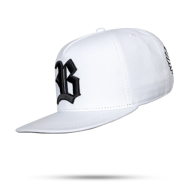 Boné Branco Snapback Aba Reta Wings