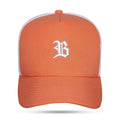 Boné Snapback Trucker Basic Coral e Branco