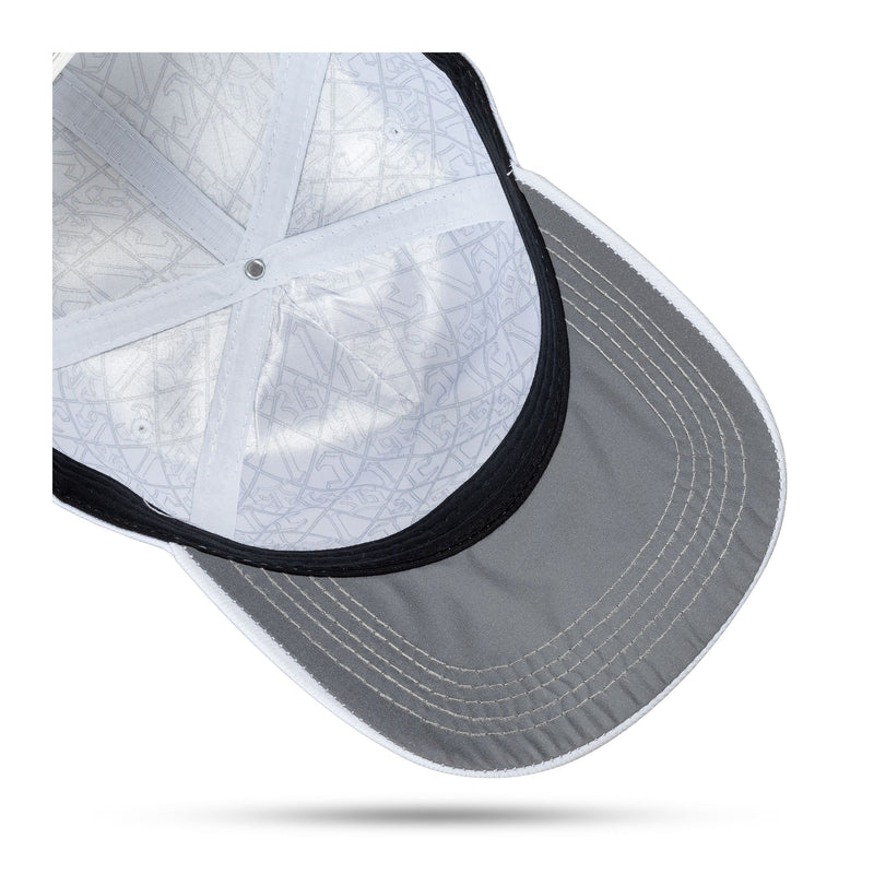 Boné Branco Snapback Zero Um Refletivo