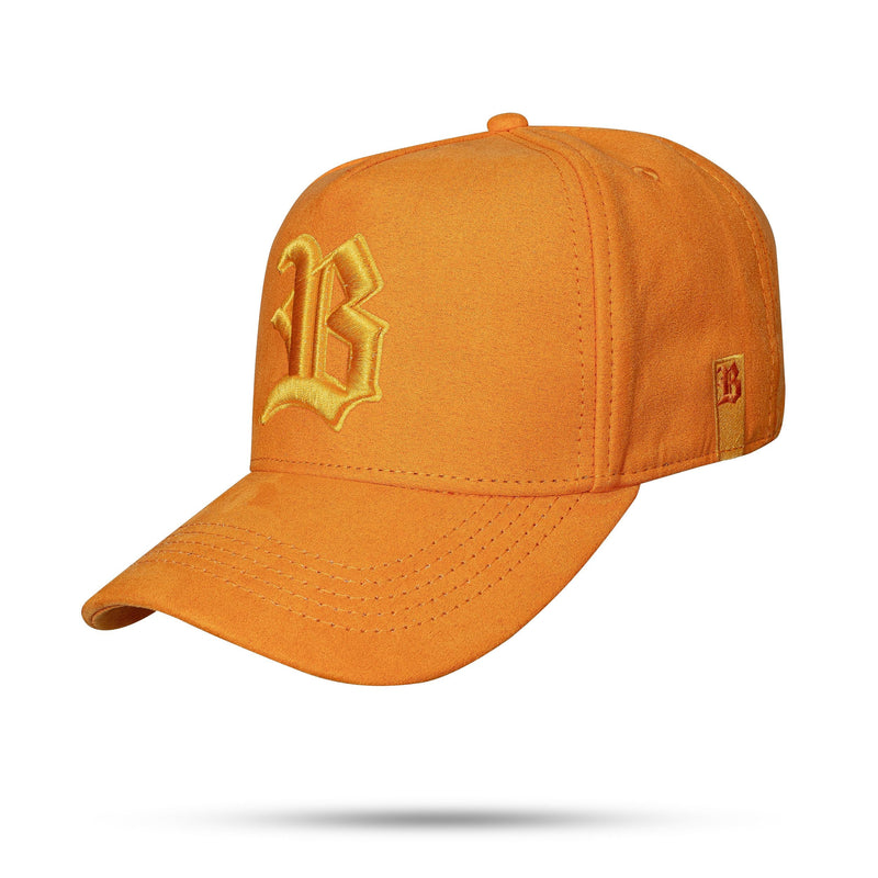 Boné Laranja Claro Snapback Suede 2.0