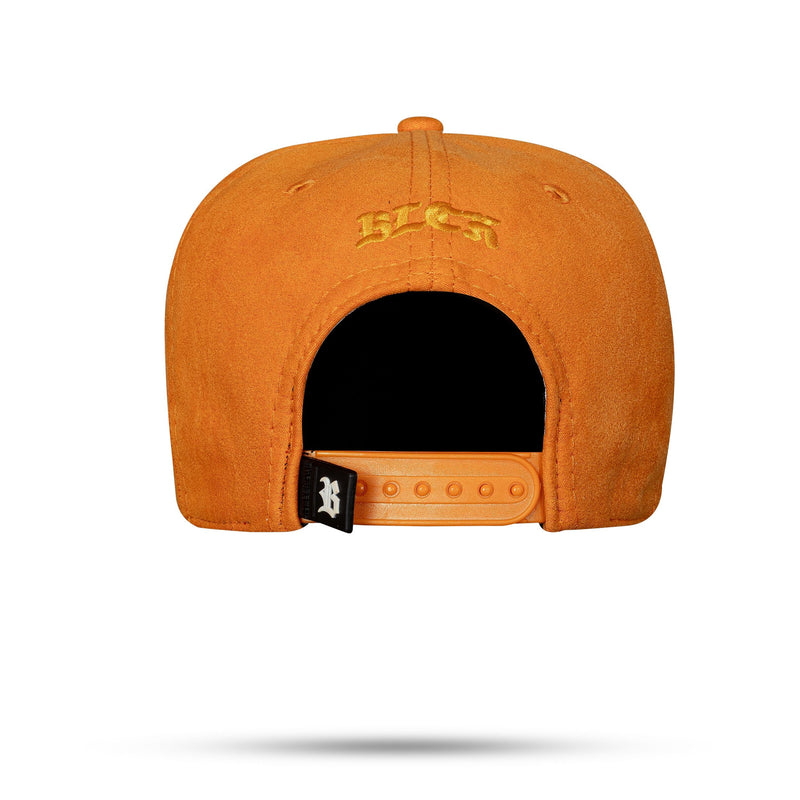 Boné Laranja Claro Snapback Suede 2.0