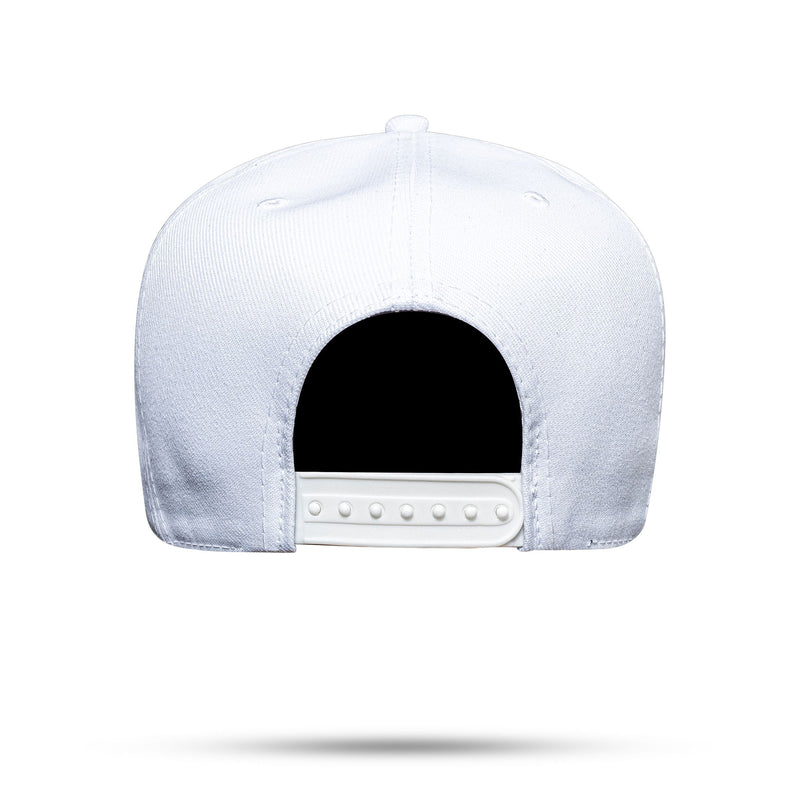 Boné Mc Guimê - Branco OZ Snapback Aba Reta - Blck Brasil