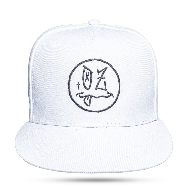 Boné Mc Guimê - Branco OZ Snapback Aba Reta - Blck Brasil