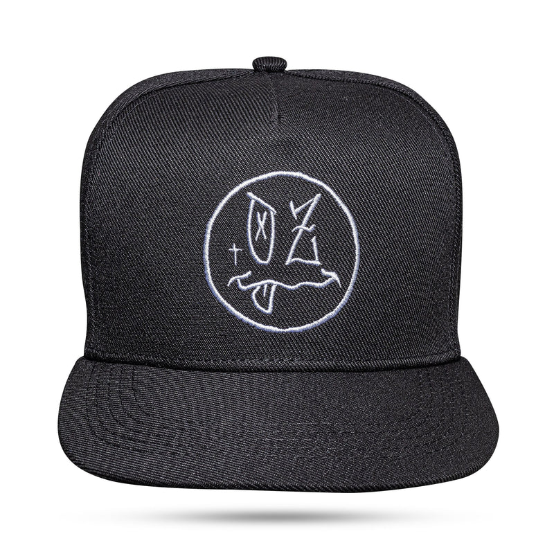 Boné Mc Guimê - Preto OZ Snapback Aba Reta - Blck Brasil