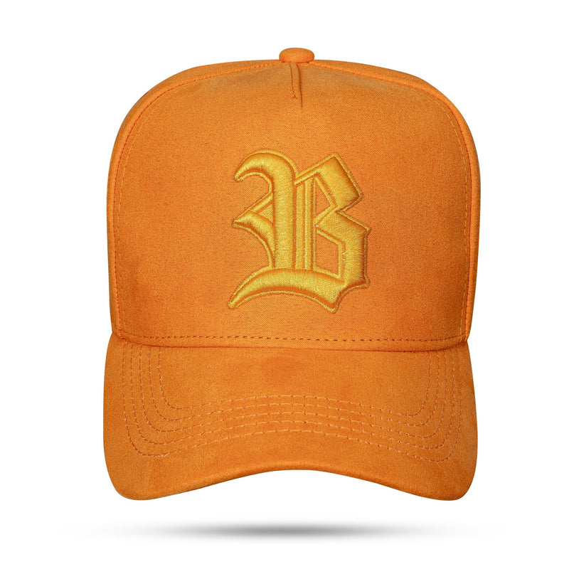 Boné Laranja Claro Snapback Suede 2.0