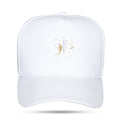 Boné Snapback Branco Metal Folha de Ouro