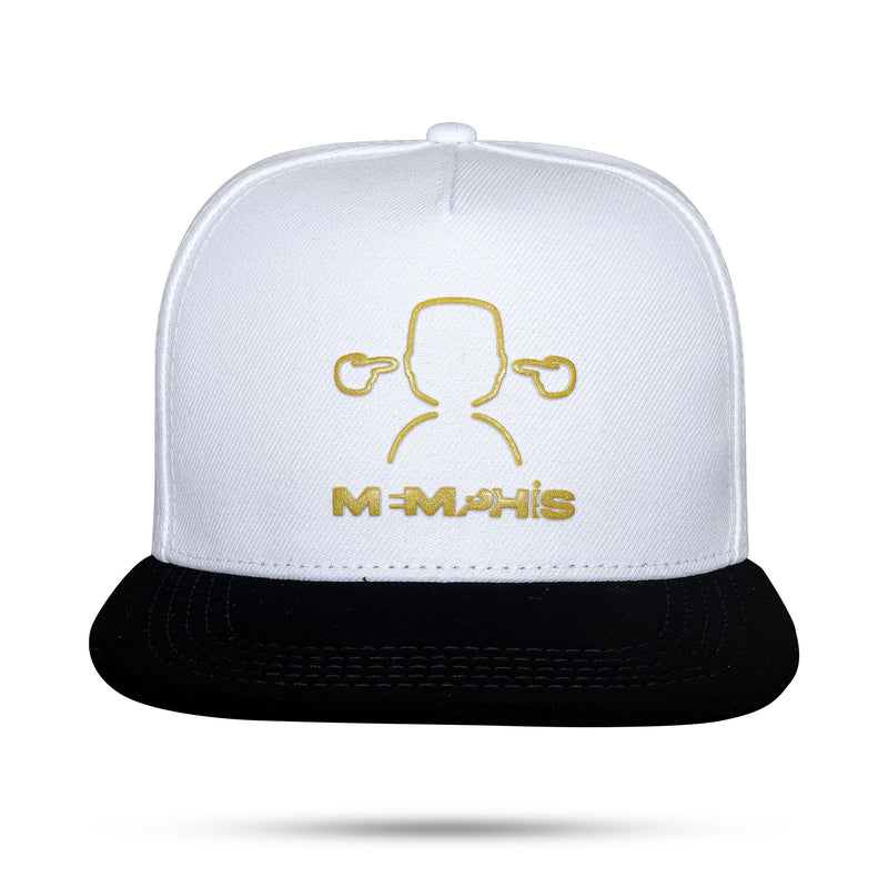 Boné Corinthians Branco - Aba Reta Snapback Ícone Memphis - Blck Brasil