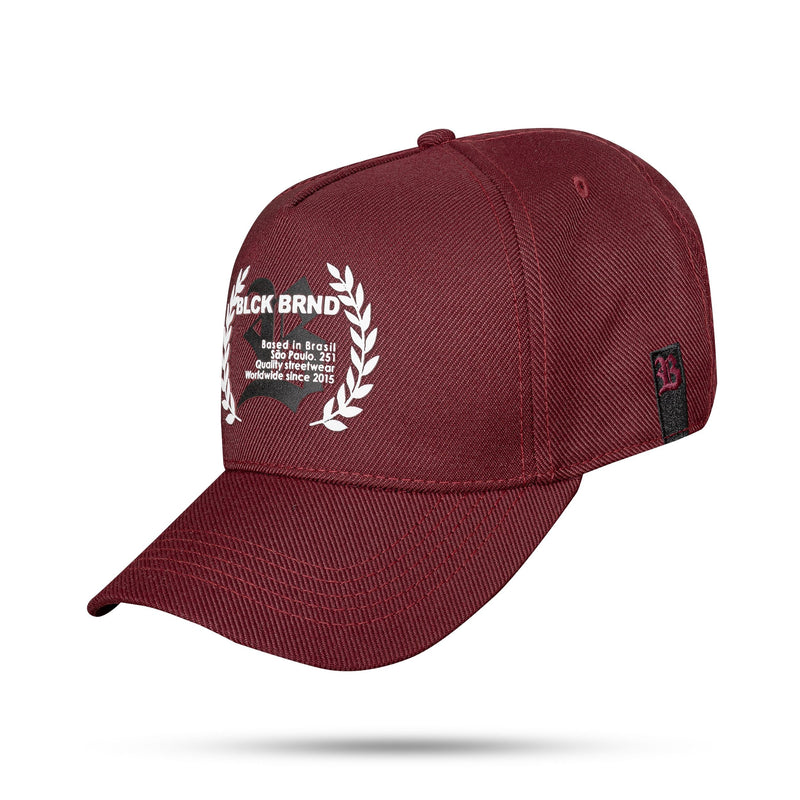 Boné Snapback Vinho Brand