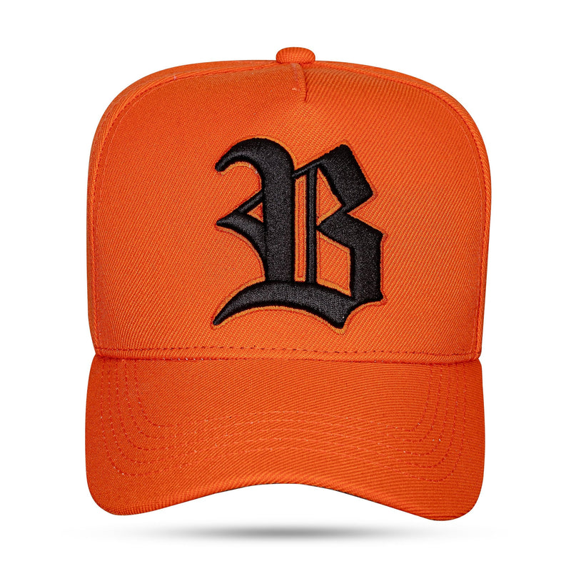 Boné Laranja Snapback New Wings