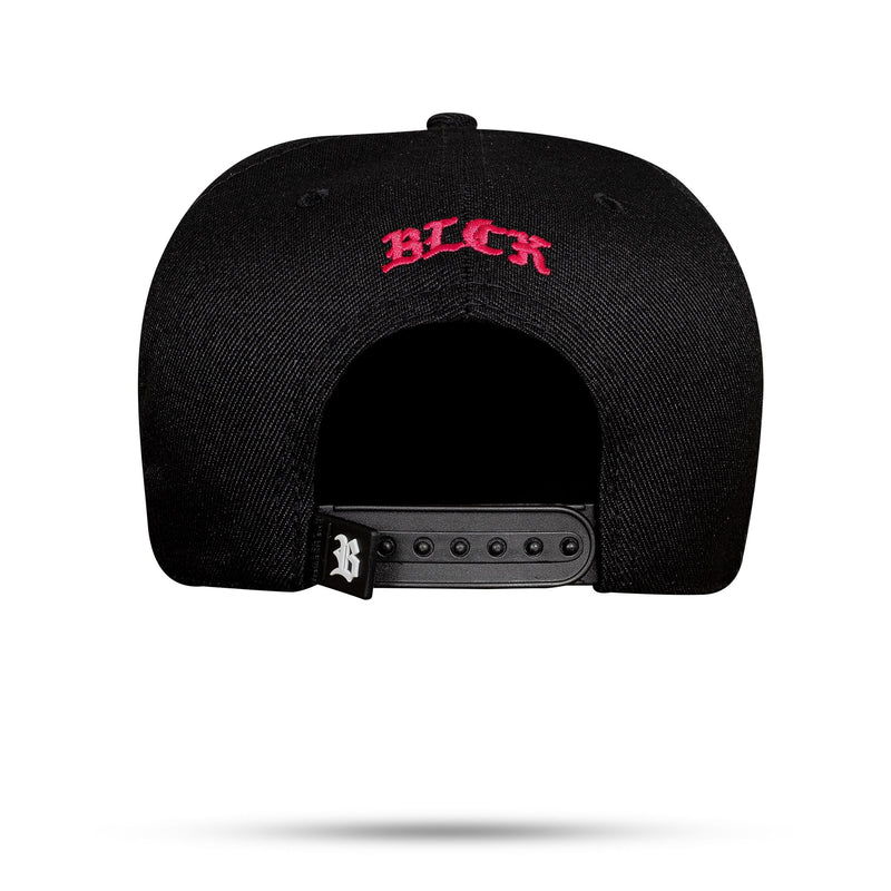 Boné Snapback Basic Contorno Rosa