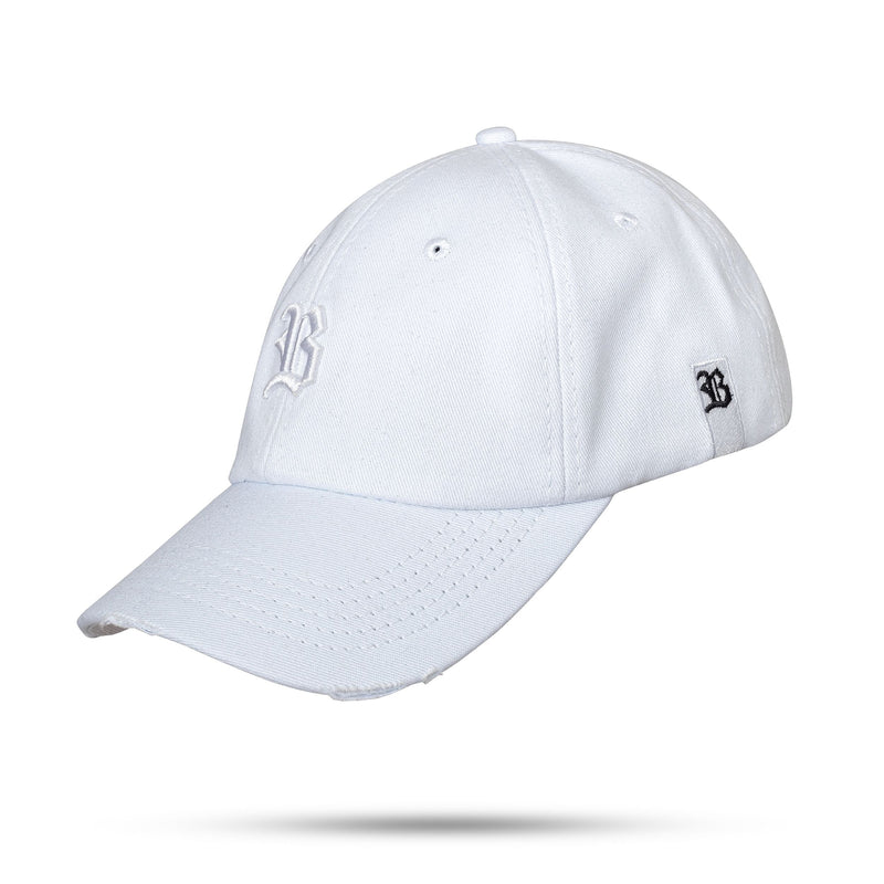 Boné Dad Hat Destroyed Branco