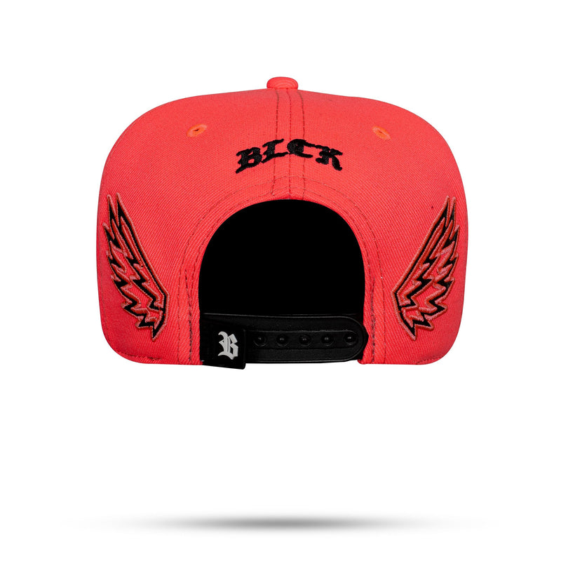 Boné Snapback Rosa Flúor Wings 2.0