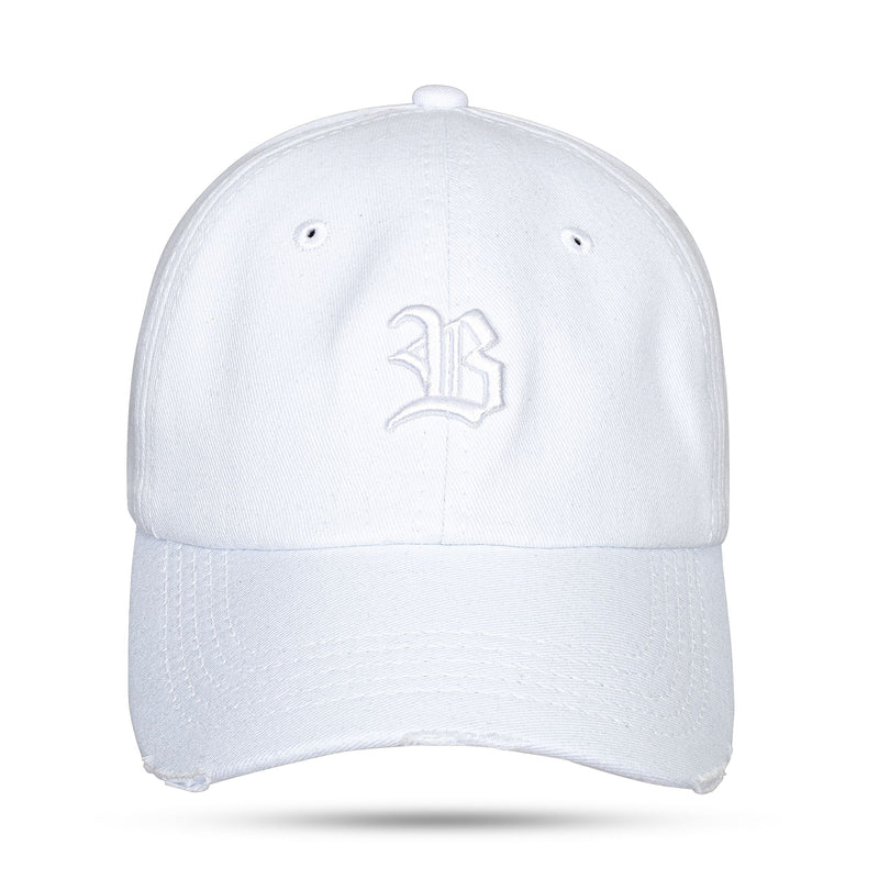 Boné Dad Hat Destroyed Branco