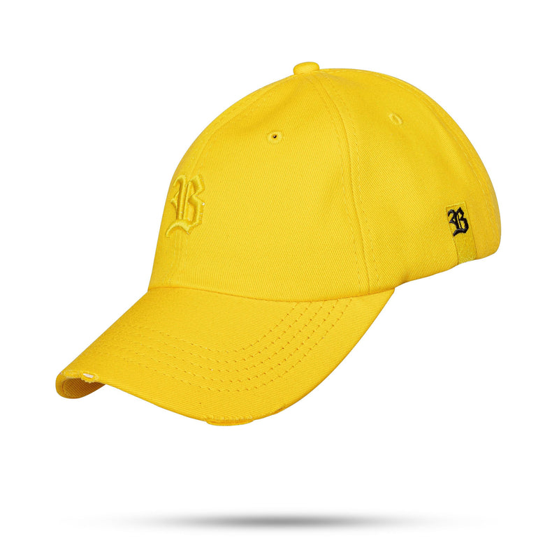 Boné Dad Hat Destroyed Amarelo