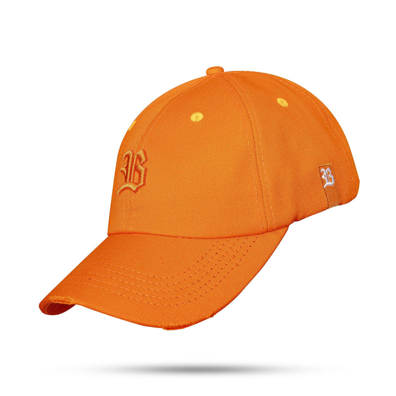 Boné Dad Hat Destroyed Laranja