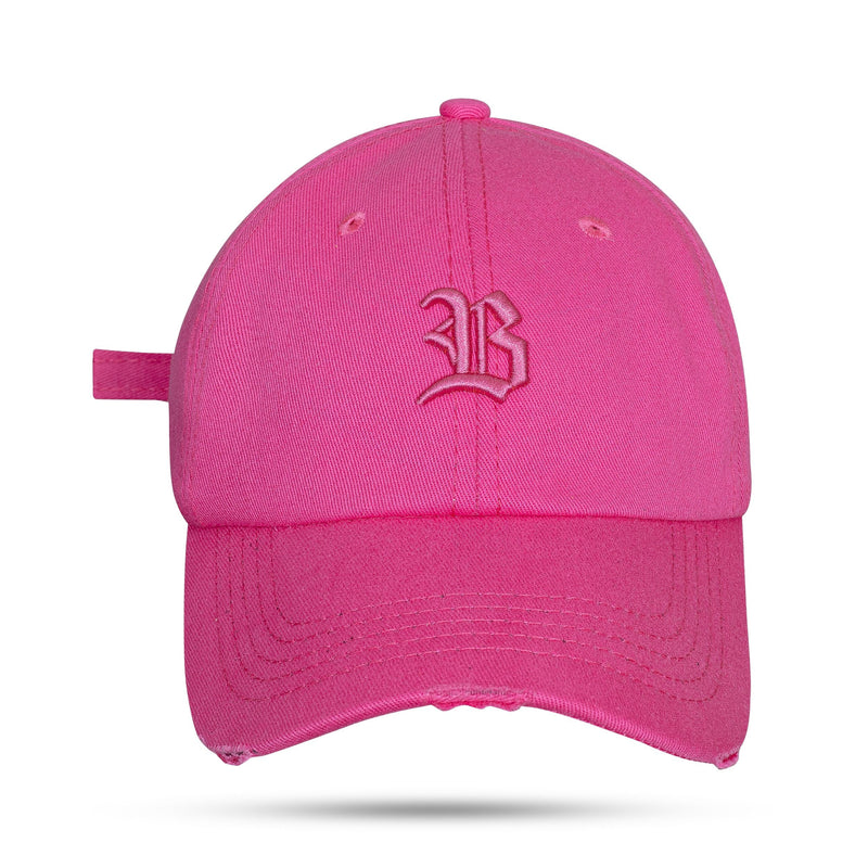 Boné Dad Hat Destroyed Pink