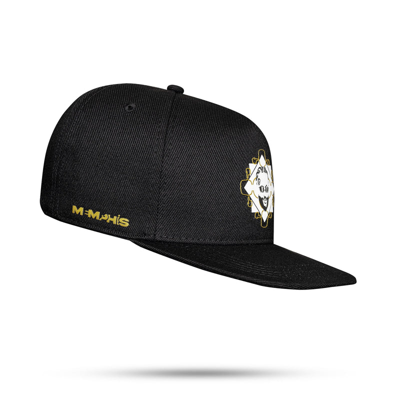 Boné Corinthians Preto - Aba Reta Snapback Memphis - Blck Brasil