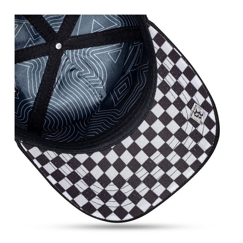 Boné Preto Snapback Flag Racing