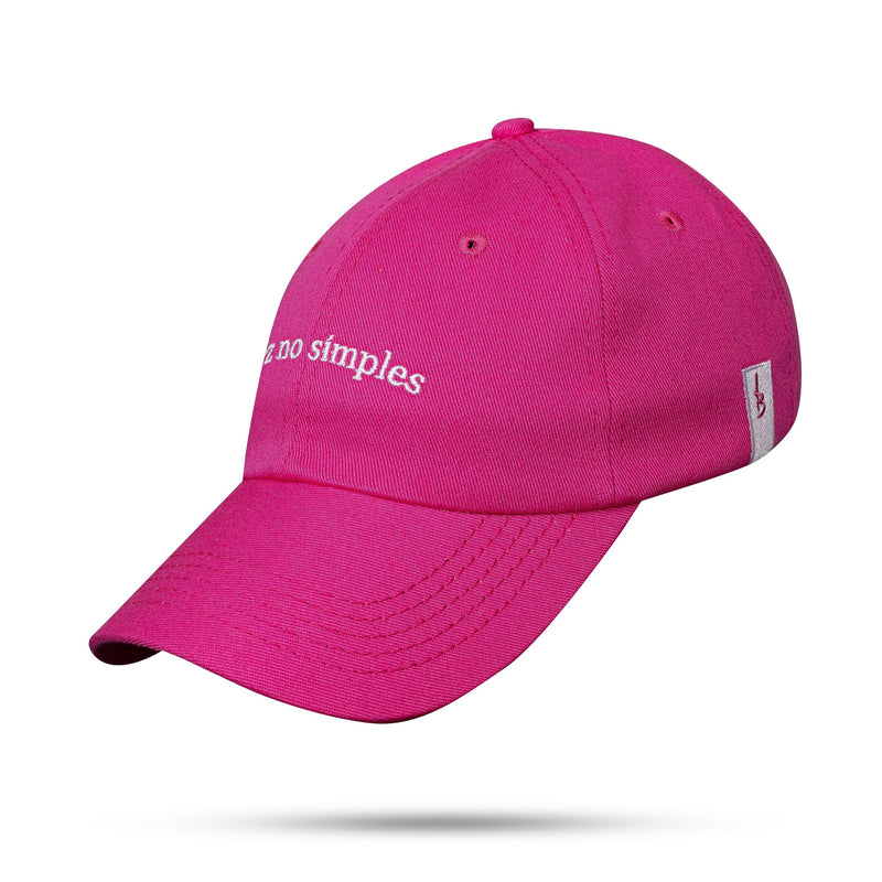 Boné Thiago Brava - Feliz No Simples Pink Dad Hat - Blck Brasil