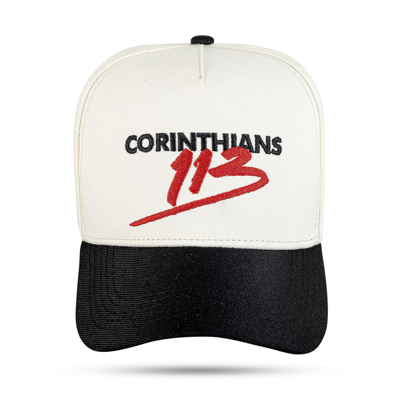 Boné Corinthians - Off White 113 Anos Comemorativo - Blck Brasil