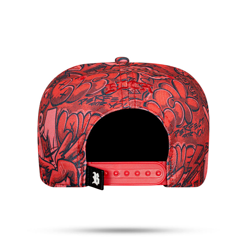 Boné Snapback Kids Print Red