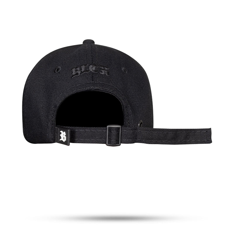 Boné Preto Dad Hat Quadrado Fosco