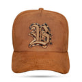 Boné Marrom Chocolate Snapback Suede Animal Print Marrom