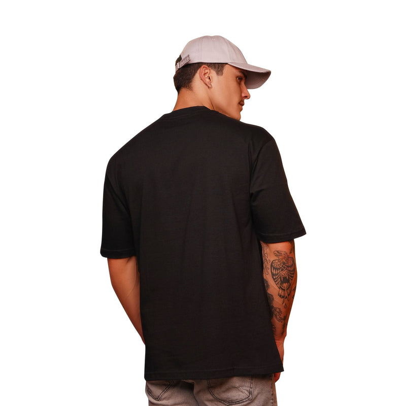 Camiseta Oversized Preta BLCK Hand