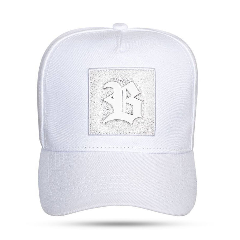 Boné Snapback Branco Spott Metal