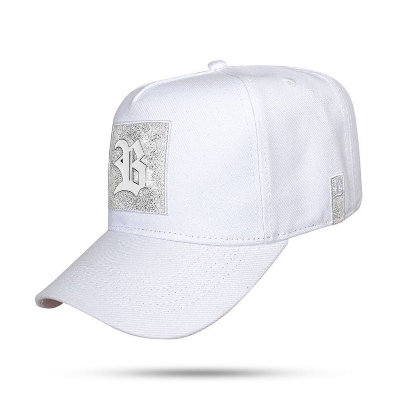 Boné Snapback Branco Spott Metal