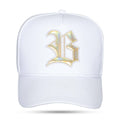 Boné Snapback White Logo Holografic Gold