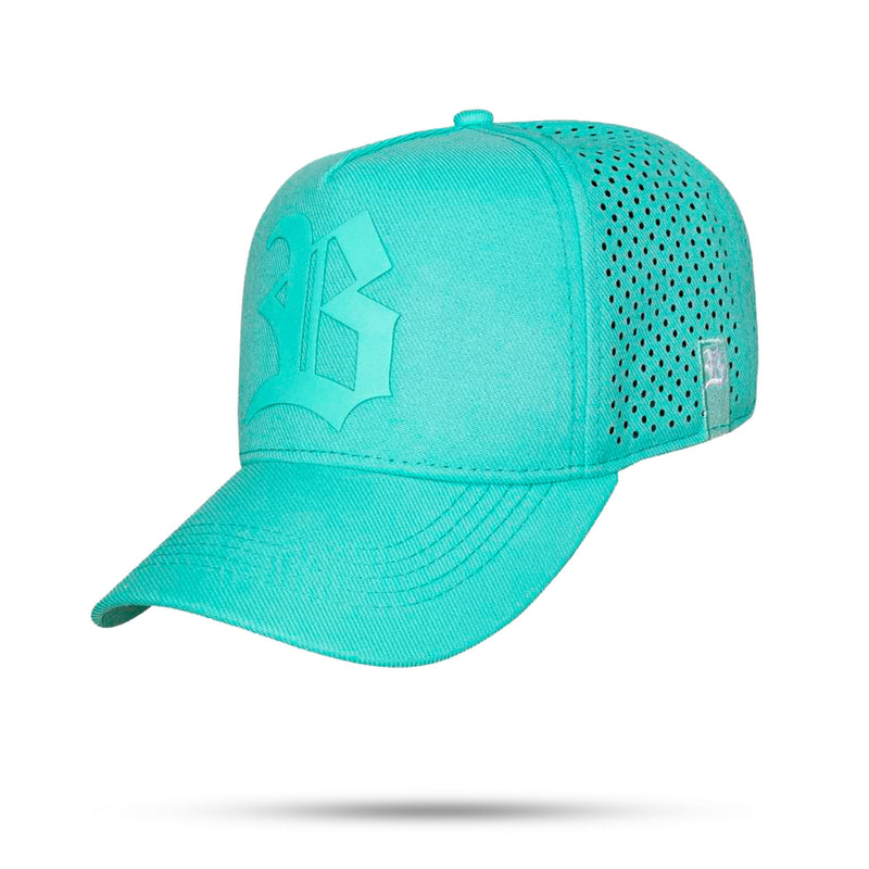 Boné Snapback Trucker Laser Verde Água