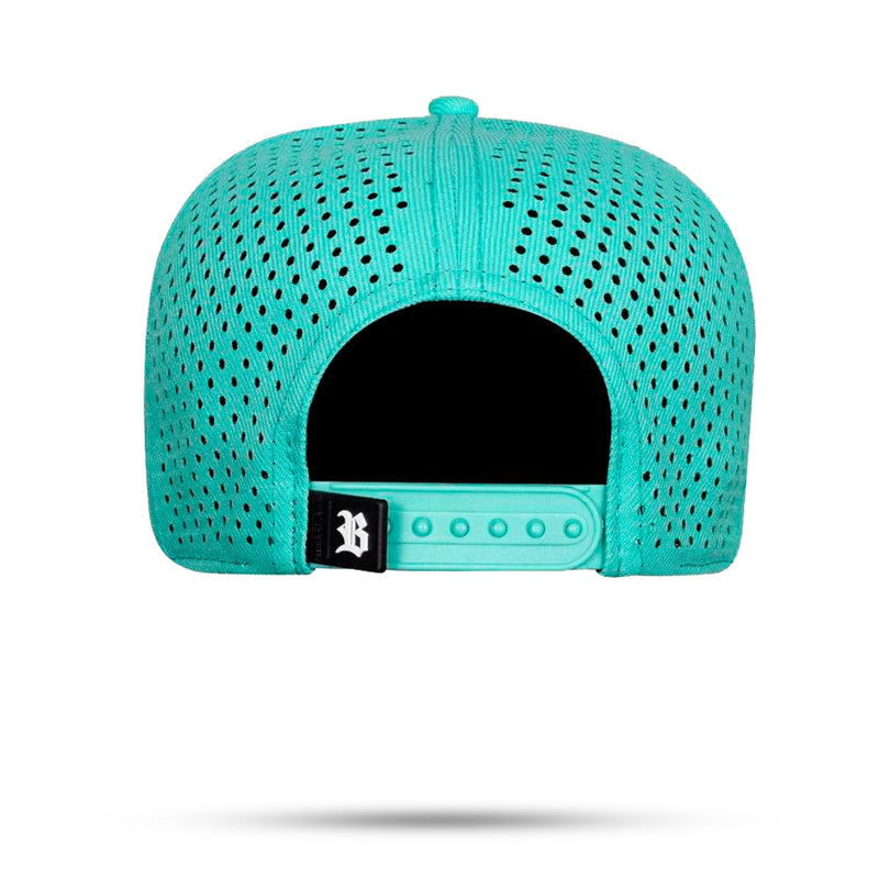 Boné Snapback Trucker Laser Verde Água