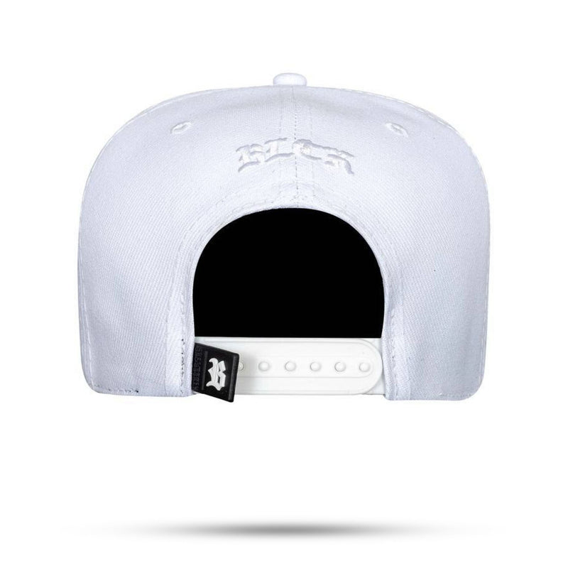 Boné Snapback White Logo Holografic Gold