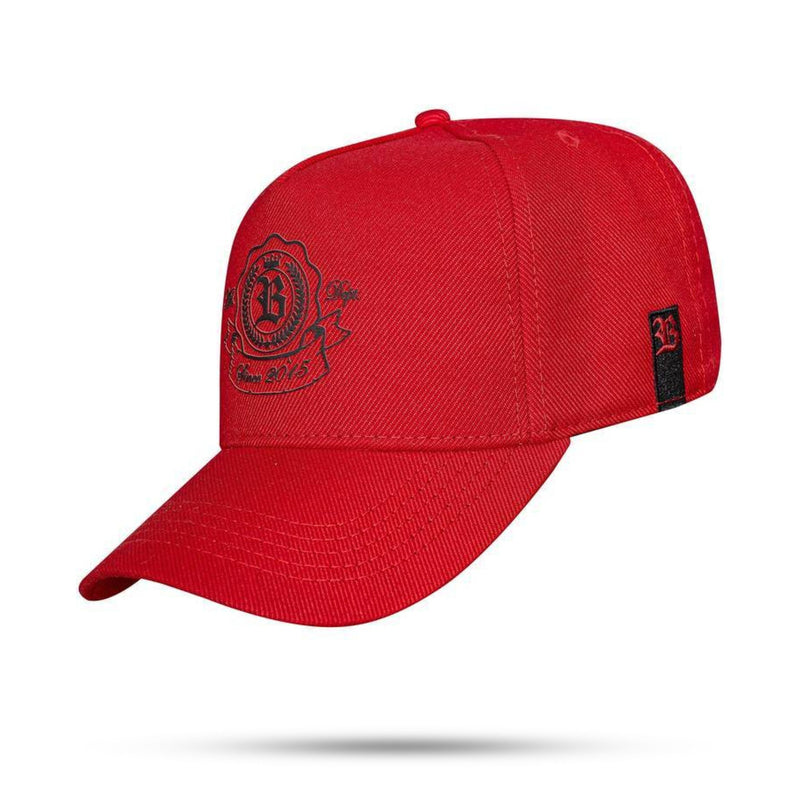 Boné Vermelho Snapback Number One Studio