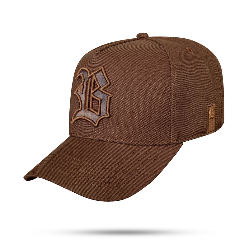 Boné Marrom Chocolate Snapback Contour Camuflado