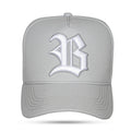 Boné Cinza Claro Snapback New Wings