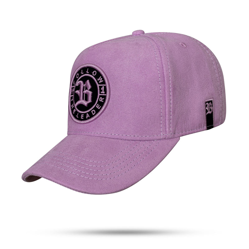 Boné Lilás Snapback Follow Suede 2.0