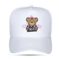 Boné Branco Snapback Urso Zero Um