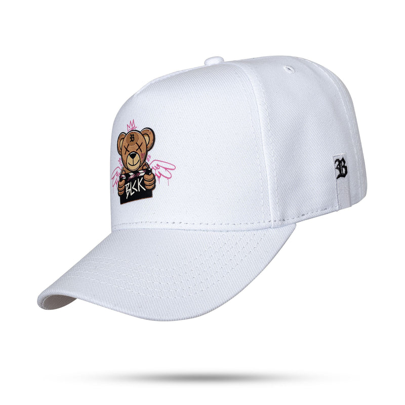 Boné Branco Snapback Urso Zero Um