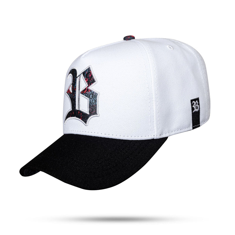 Boné Branco Snapback Contra Aba BLCK