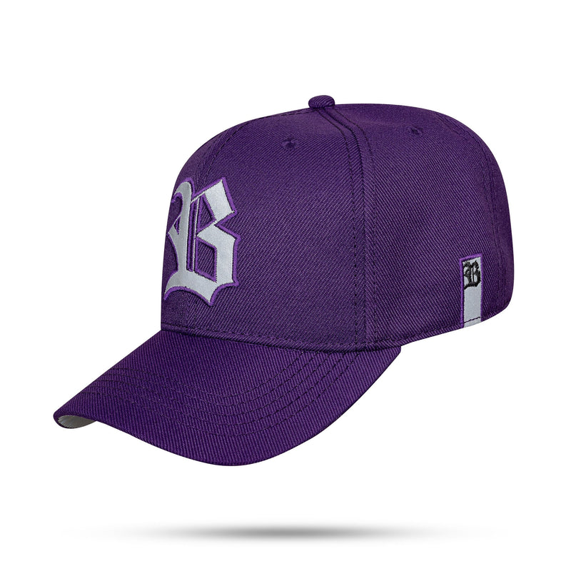 Boné Roxo Strapback Logo Reflected