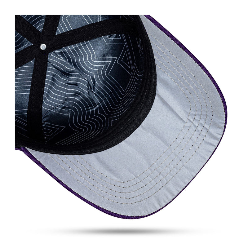 Boné Roxo Strapback Logo Reflected