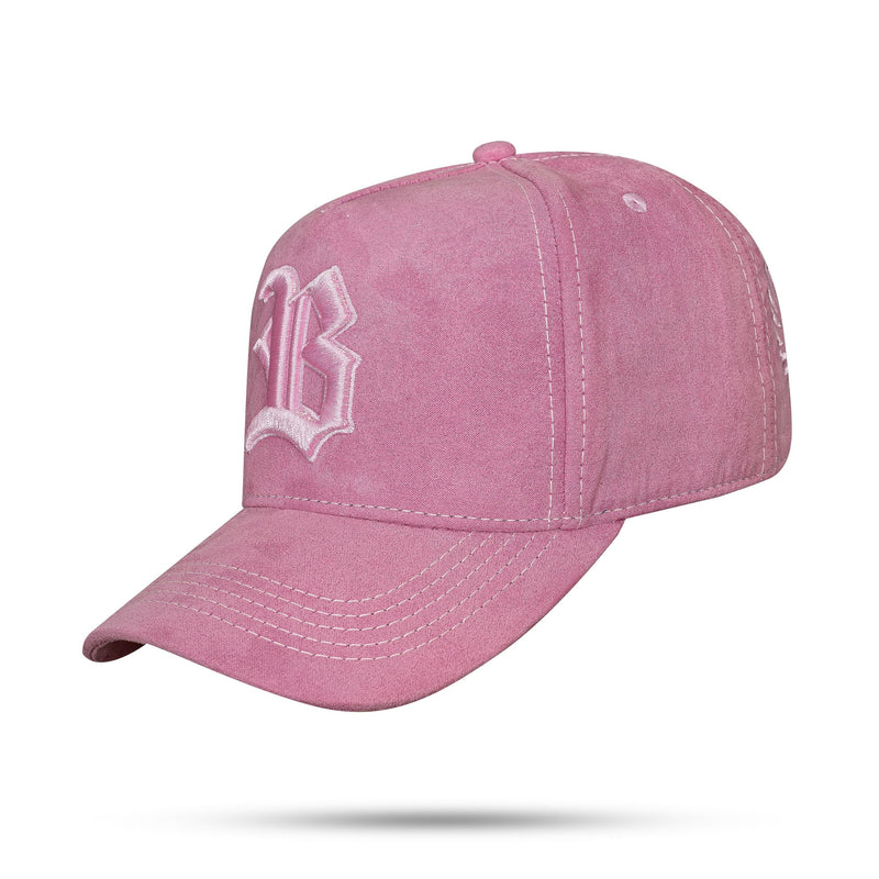 Boné Rosa Claro Snapback Suede New Wings