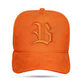 Boné Laranja Snapback Suede New Wings