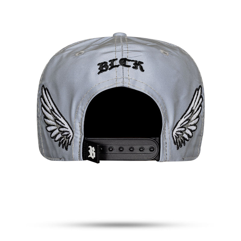 Boné Cinza Reflected Snapback Wings